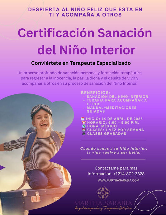 🌟 Certificación en Sanación del Niño Interior_Pago Unico